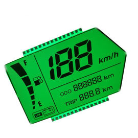 Exposição LCD do velocímetro com método de condução estático do luminoso verde